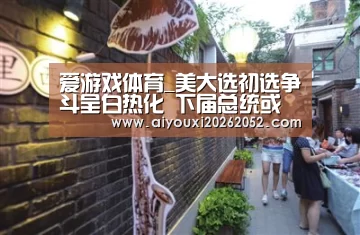 爱游戏体育_美大选初选争斗呈白热化 下届总统或在5人中产生(图1) 爱游戏赛事