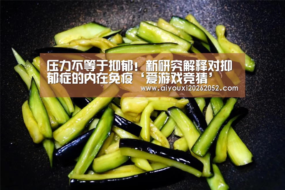 压力不等于抑郁!新研究解释对抑郁症的内在免疫‘爱游戏竞猜’(图3) 爱游戏娱乐